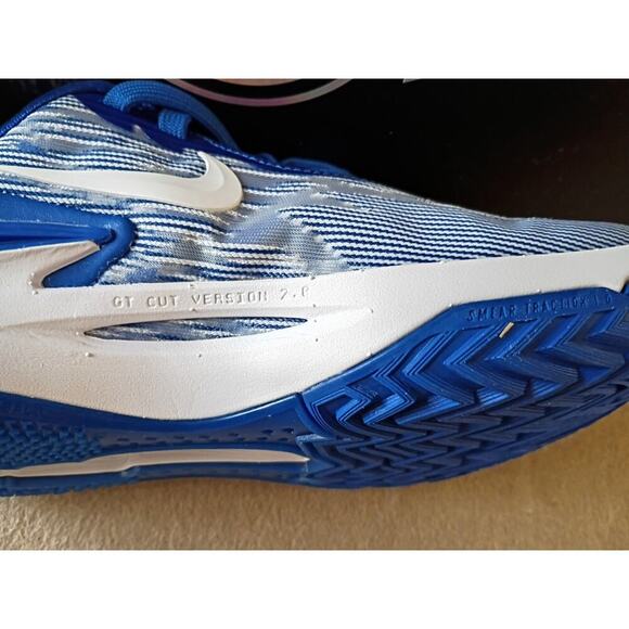 Nike Air Zoom G.T. Cut 2 TB FJ8915-400 NIB Royal White Sz 8 Women's 6.5 Men's - Picture 8 of 10